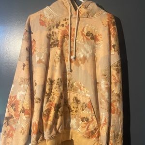 Urban Outfitters UO Floral Tie Dye Hoodie